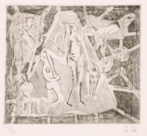 版画集『瑛九・銅版画 SCALE IV』 20 アクロバット