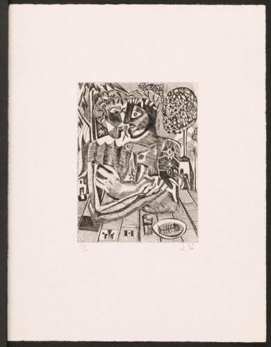 版画集『瑛九・銅版画 SCALE IV』 31 労働者