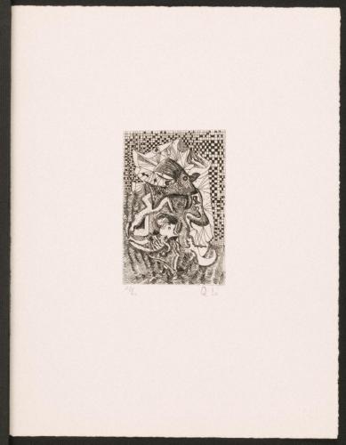 版画集『瑛九・銅版画 SCALE IV』 33 小人魚