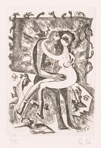 版画集『瑛九・銅版画 SCALE IV』 34 スクリーン