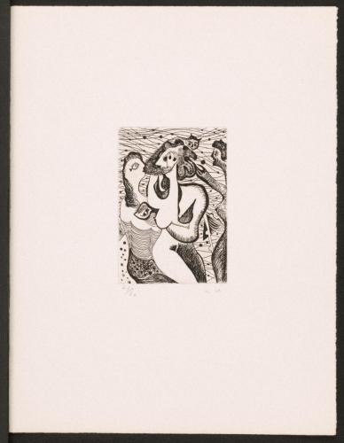 版画集『瑛九・銅版画 SCALE IV』 39 人魚の群