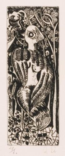 版画集『瑛九・銅版画 SCALE IV』 41 少女の夢