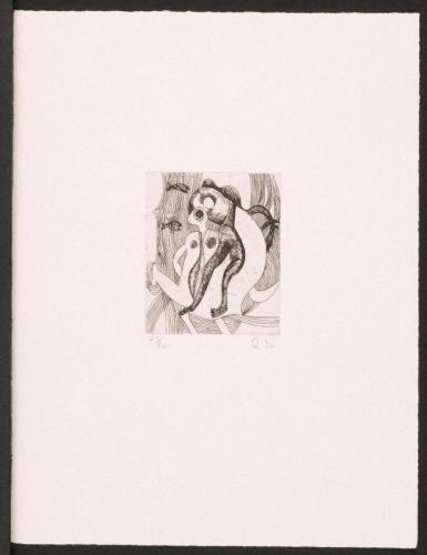 版画集『瑛九・銅版画 SCALE IV』 49 海の中