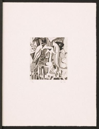 版画集『瑛九・銅版画 SCALE IV』 54 パズル