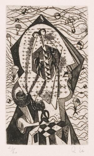 版画集『瑛九・銅版画 SCALE IV』 56 空想