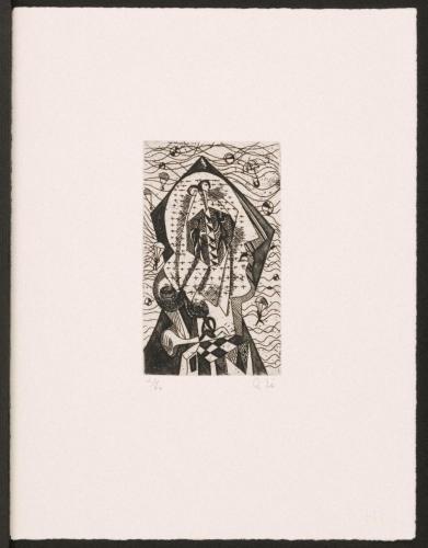 版画集『瑛九・銅版画 SCALE IV』 56 空想