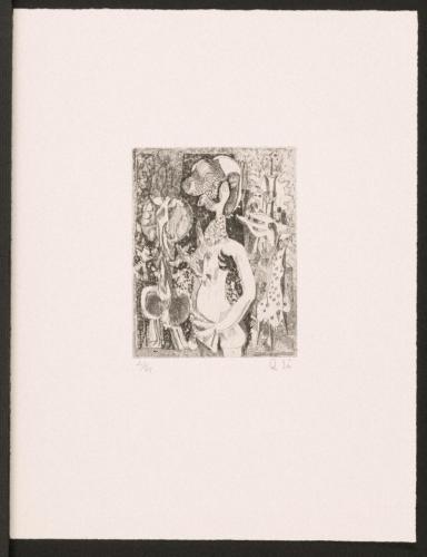 版画集『瑛九・銅版画 SCALE IV』 57 乙女