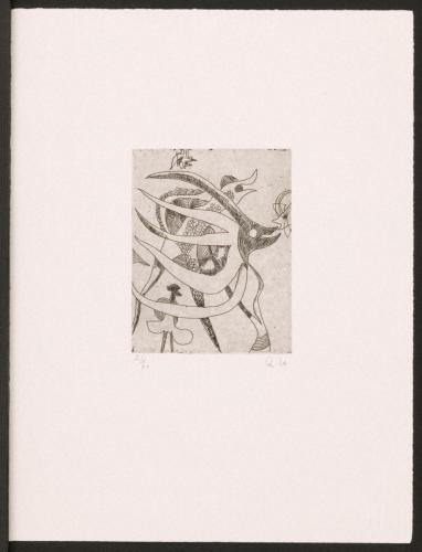 版画集『瑛九・銅版画 SCALE IV』 60 魚