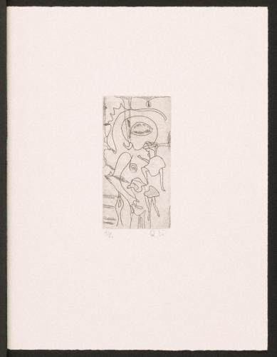 版画集『瑛九・銅版画 SCALE IV』 62 こどく