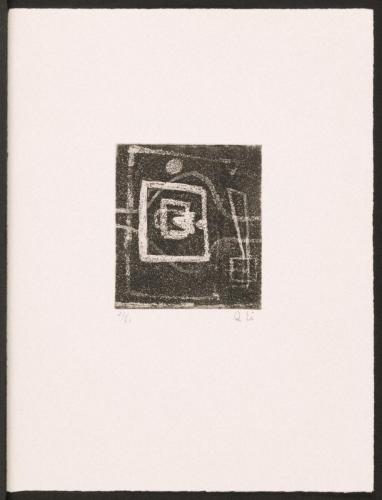 版画集『瑛九・銅版画 SCALE V』 7 黒い世界