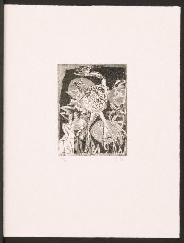 版画集『瑛九・銅版画 SCALE V』 8 魚の夢