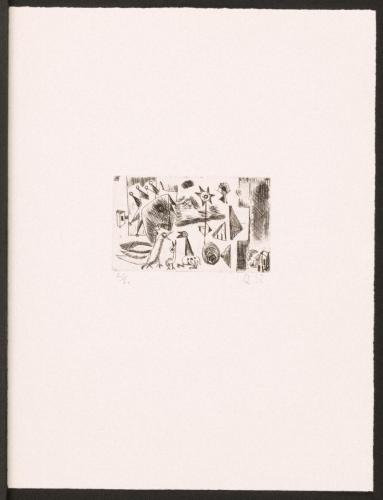 版画集『瑛九・銅版画 SCALE V』 9 鳥の親子