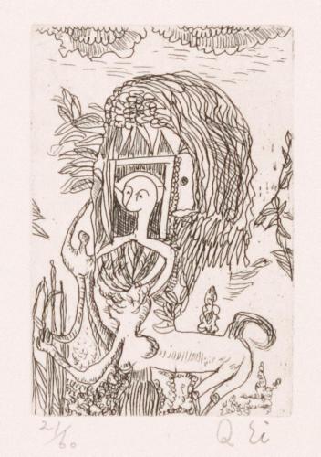 版画集『瑛九・銅版画 SCALE V』 11 河の女神
