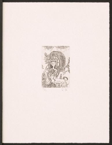 版画集『瑛九・銅版画 SCALE V』 11 河の女神