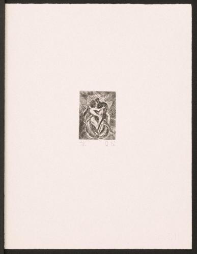 版画集『瑛九・銅版画 SCALE V』 13 木の葉