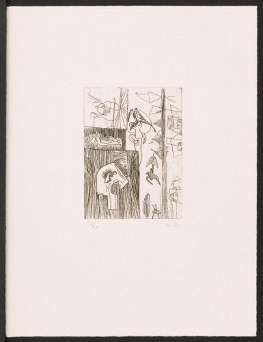 版画集『瑛九・銅版画 SCALE V』 17 ひるね