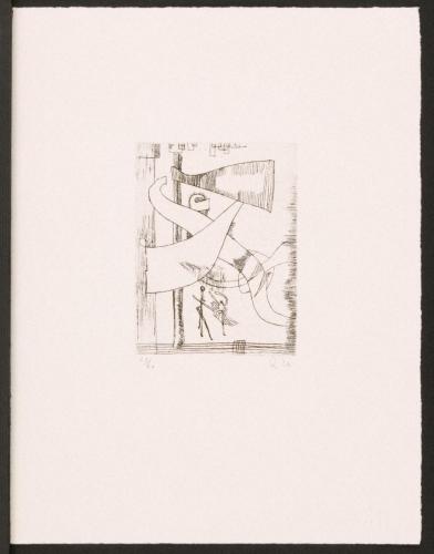 版画集『瑛九・銅版画 SCALE V』 18 日曜日