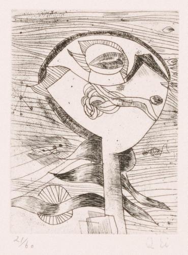 版画集『瑛九・銅版画 SCALE V』 19 泳ぐ