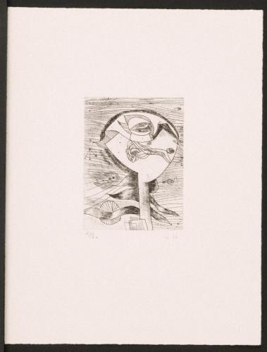 版画集『瑛九・銅版画 SCALE V』 19 泳ぐ