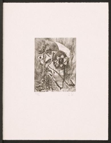 版画集『瑛九・銅版画 SCALE V』 31 鳥の家