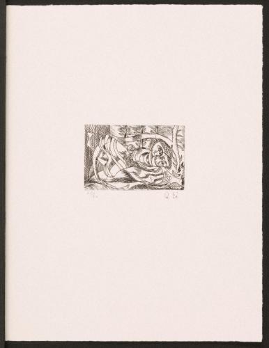 版画集『瑛九・銅版画 SCALE V』 32 なまけもの