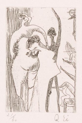 版画集『瑛九・銅版画 SCALE V』 33 プロフィル