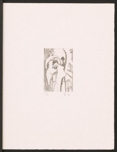 版画集『瑛九・銅版画 SCALE V』 33 プロフィル