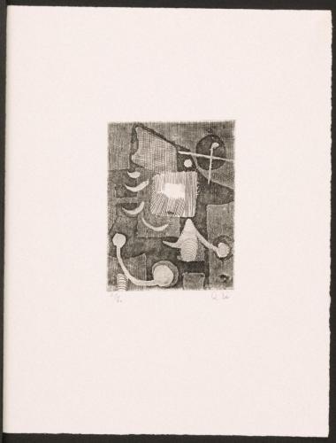 版画集『瑛九・銅版画 SCALE V』 39 月夜の遊び