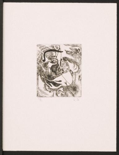 版画集『瑛九・銅版画 SCALE V』 41 風の中