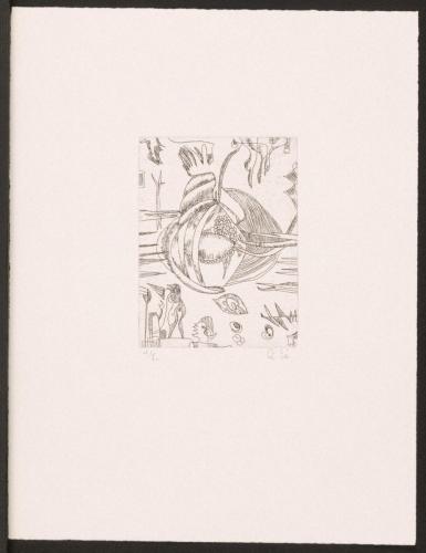 版画集『瑛九・銅版画 SCALE V』 42 乙女