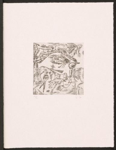 版画集『瑛九・銅版画 SCALE V』 45 群魚