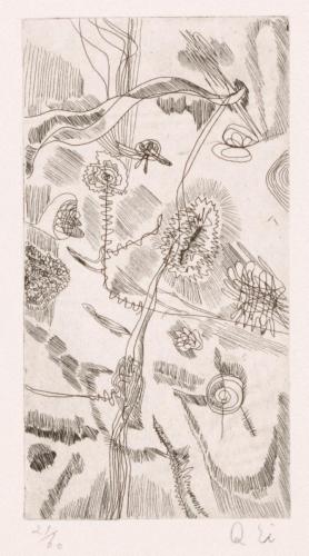 版画集『瑛九・銅版画 SCALE V』 46 花畑