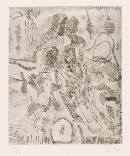 版画集『瑛九・銅版画 SCALE V』 55 風景 B