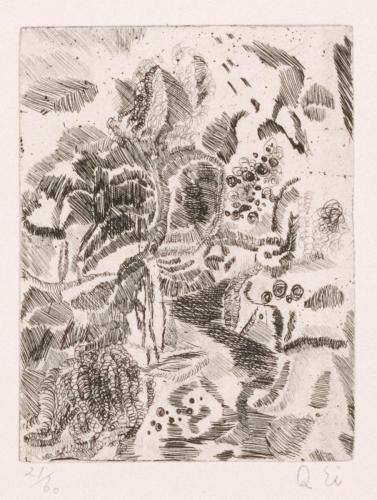 版画集『瑛九・銅版画 SCALE V』 57 せせらぎ