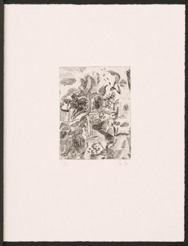 版画集『瑛九・銅版画 SCALE V』 57 せせらぎ