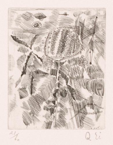 版画集『瑛九・銅版画 SCALE V』 60 雲の花