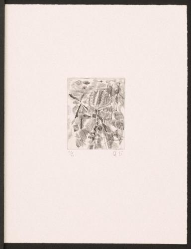 版画集『瑛九・銅版画 SCALE V』 60 雲の花