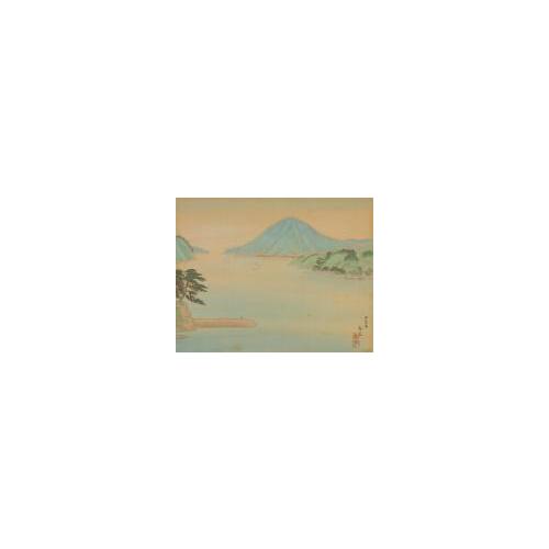 紀伊百景画帖　「由良港」