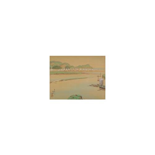 紀伊百景画帖「簑島川口」