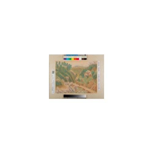 紀伊百景画帖「新庄峠」