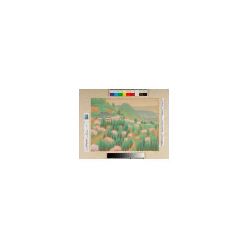 紀伊百景画帖「西向重疊山」