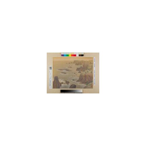 紀伊百景画帖「大島樫野燈臺附近」