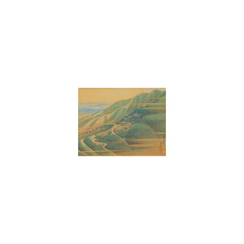 紀伊百景画帖「那智山全景」