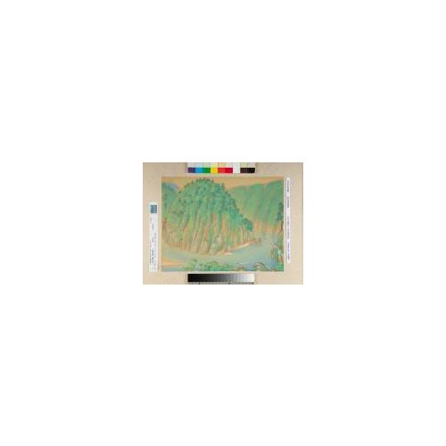 紀伊百景画帖「瀞峡蓬莱山」