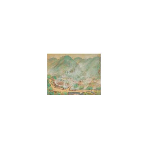 紀伊百景画帖「湯峯温泉」