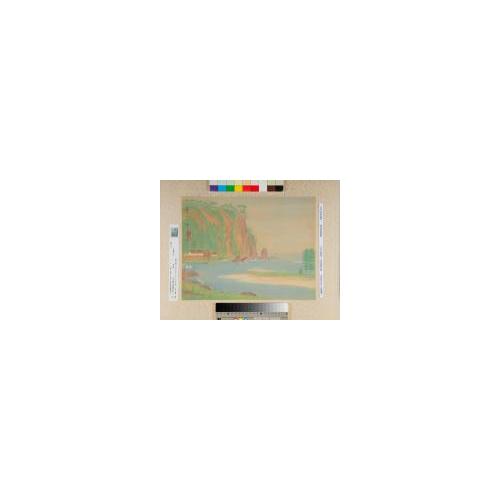 紀伊百景画帖「富田川口」