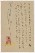 田中恭吉あて絵葉書（明治45年6月6日消印）