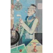 《感情の遊離》下図