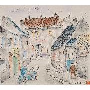 ［パリ風景　荷車］