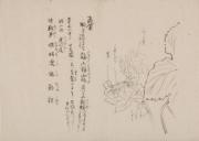 日光山艸木花鳥図画帖　7　模写「白根葵」『日光山志』第4巻より